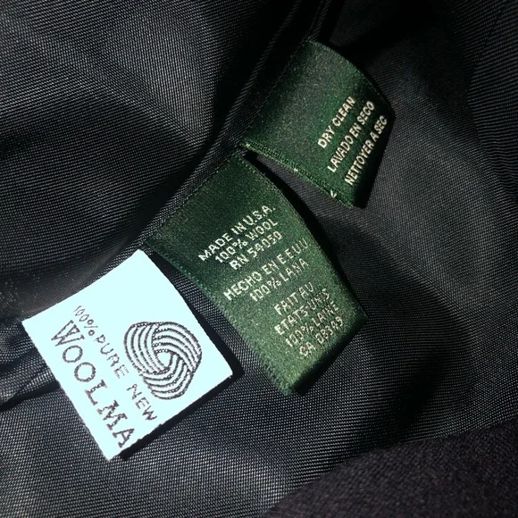 Lauren Ralph Lauren Double-Breasted Navy Blazer With Lauren Crest - Picture 9 of 11